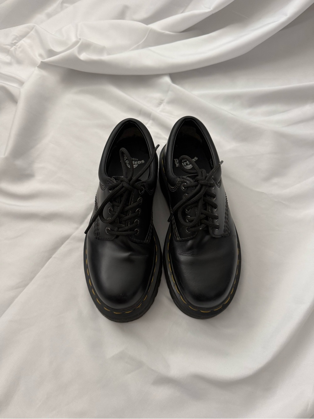 Women’s DR. MARTENS Leather Platform Oxfords Size 6